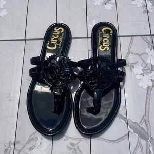 Circus by Sam Edelman Glossy Black Sandals